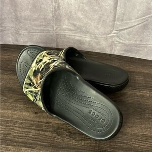Men’s 13 Camo Crocs Slides